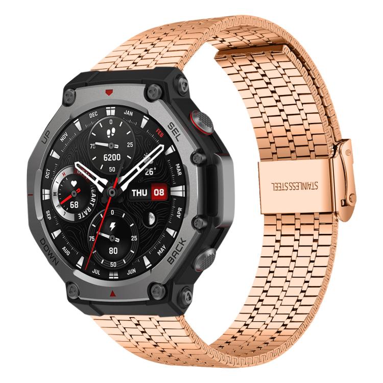 xDfind Seven Beads Buckle Stainless Steel Watch Band