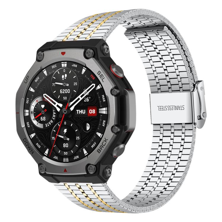 xDfind Seven Beads Buckle Stainless Steel Watch Band