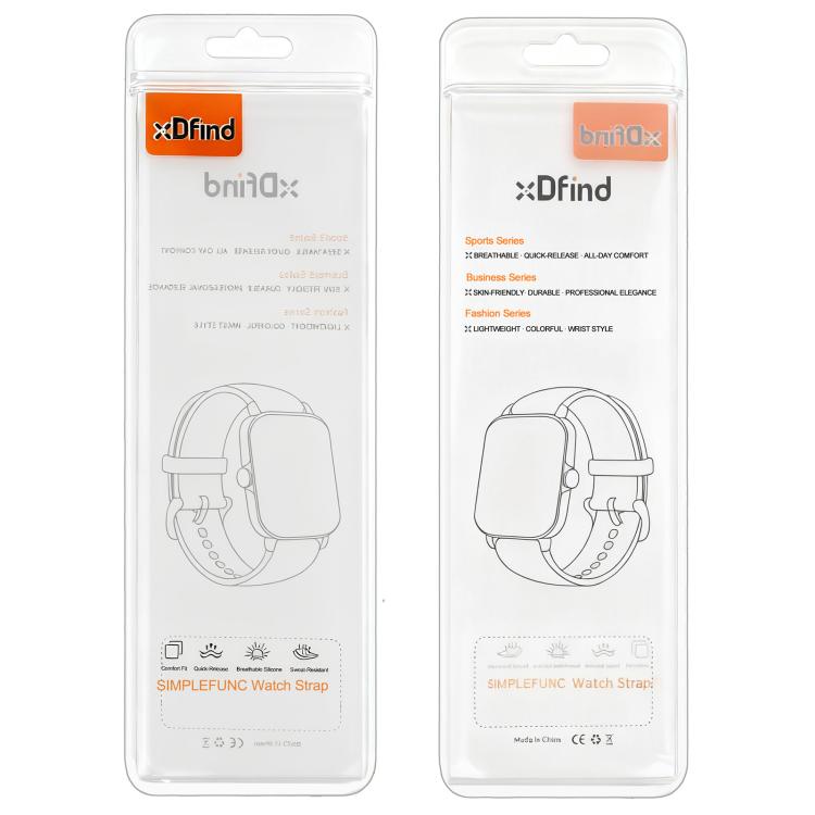 xDfind Crazy Horse Pattern Silicone Skin Magnetic Buckle Watch Band