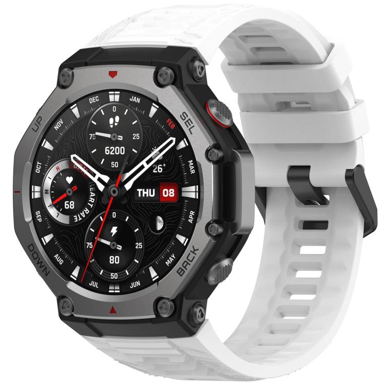 xDfind Solid Color Black Buckle Silicone Watch Band