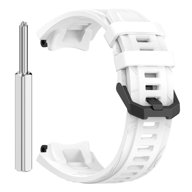 xDfind Solid Color Black Buckle Silicone Watch Band, For Amazfit T-Rex 3