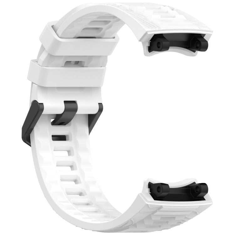 xDfind Solid Color Black Buckle Silicone Watch Band, For Amazfit T-Rex 3