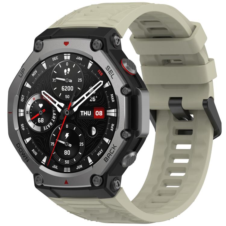 xDfind Solid Color Black Buckle Silicone Watch Band