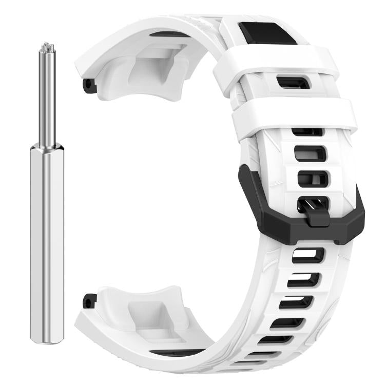 xDfind Two-color Black Buckle Silicone Watch Band