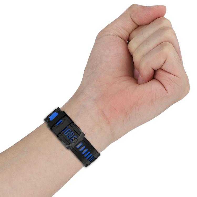 xDfind Two-color Black Buckle Silicone Watch Band