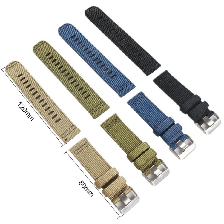 xDfind Two-section Nylon Watch Band, 22mm