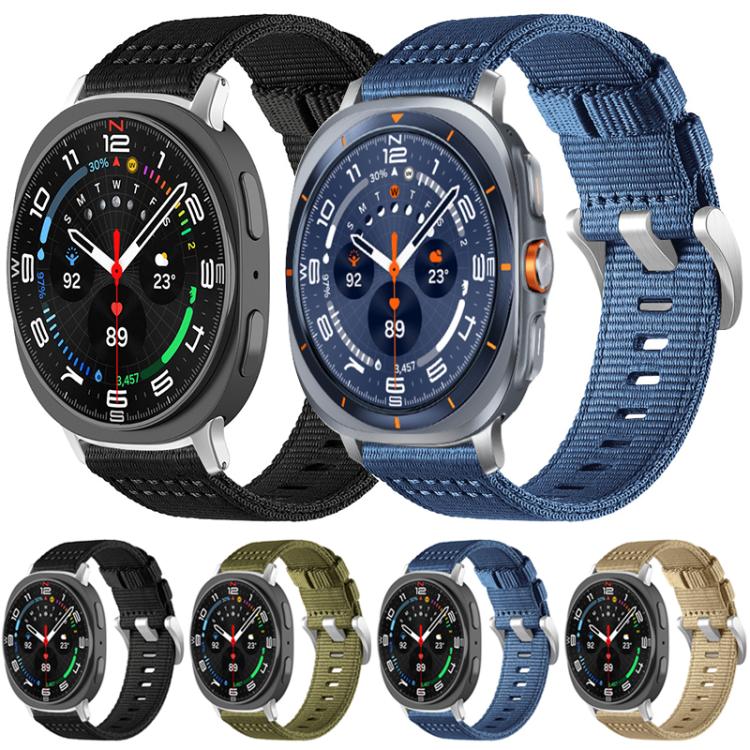 xDfind Two-section Nylon Watch Band, For Samsung Galaxy Watch Ultra / Ultra 2025