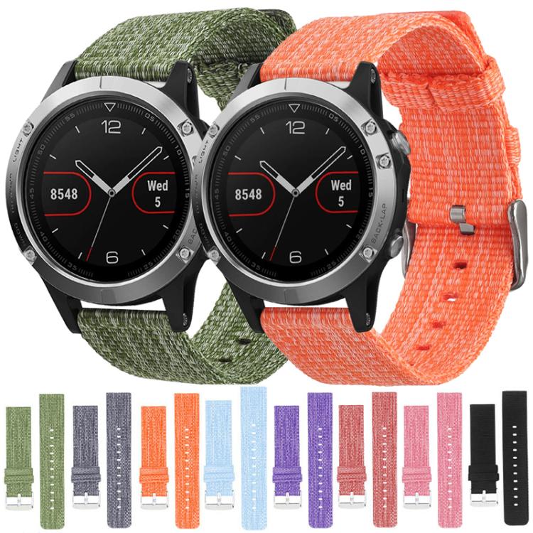 xDfind Nylon Canvas Watch Band, 22mm