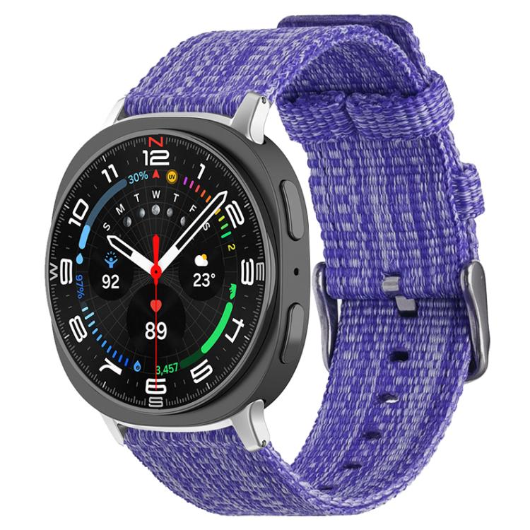 xDfind Nylon Canvas Watch Band, For Samsung Galaxy Watch8 / 8 Classic