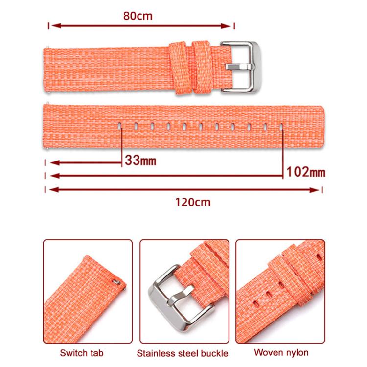 xDfind Nylon Canvas Watch Band, For Samsung Galaxy Watch Ultra / Ultra 2025