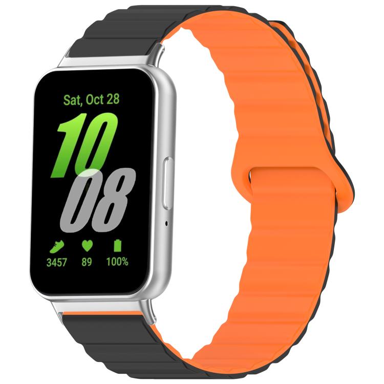 xDfind Loop Magnetic Glossy Silicone Watch Band, 18mm