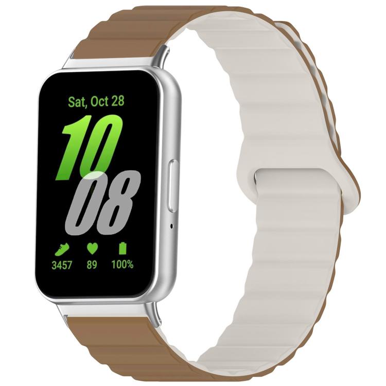 xDfind Loop Magnetic Glossy Silicone Watch Band, 18mm