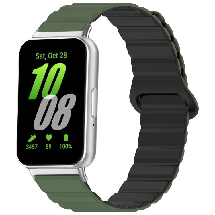 xDfind Loop Magnetic Glossy Silicone Watch Band, 18mm