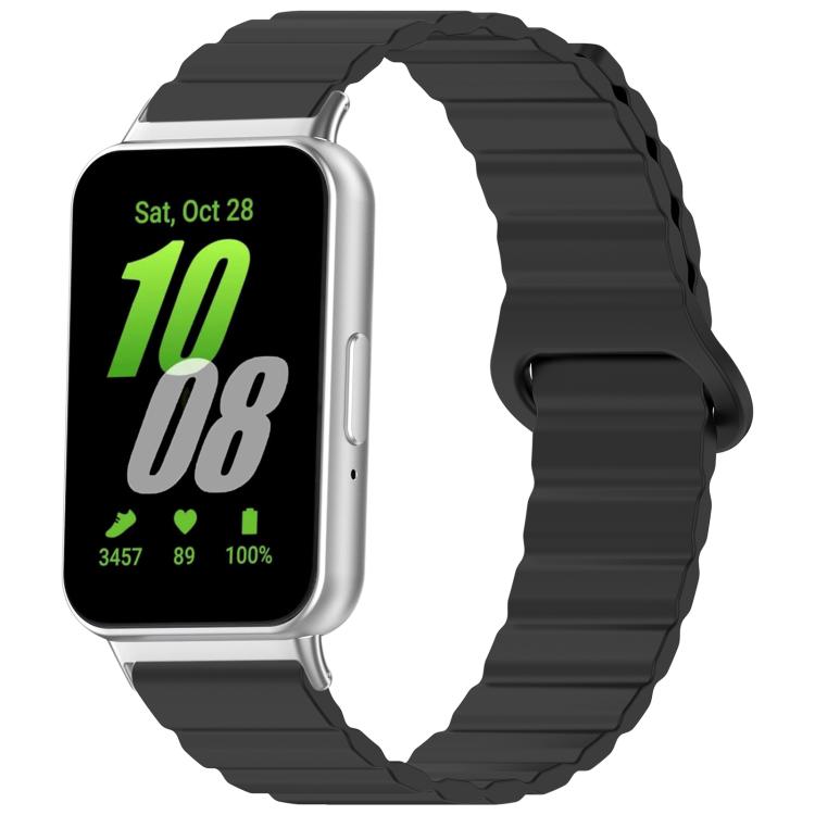 xDfind Loop Magnetic Glossy Silicone Watch Band, 18mm