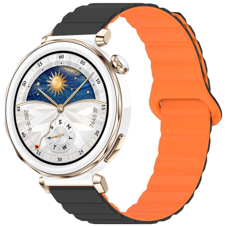 xDfind Loop Magnetic Glossy Silicone Watch Band, 20mm