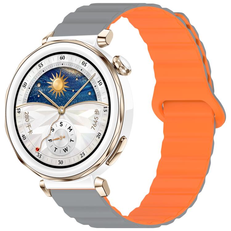 xDfind Loop Magnetic Glossy Silicone Watch Band, 20mm