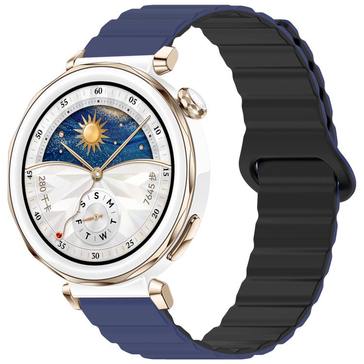 xDfind Loop Magnetic Glossy Silicone Watch Band, 20mm