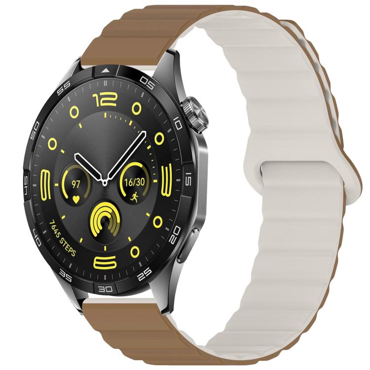 xDfind Loop Magnetic Glossy Silicone Watch Band, 22mm