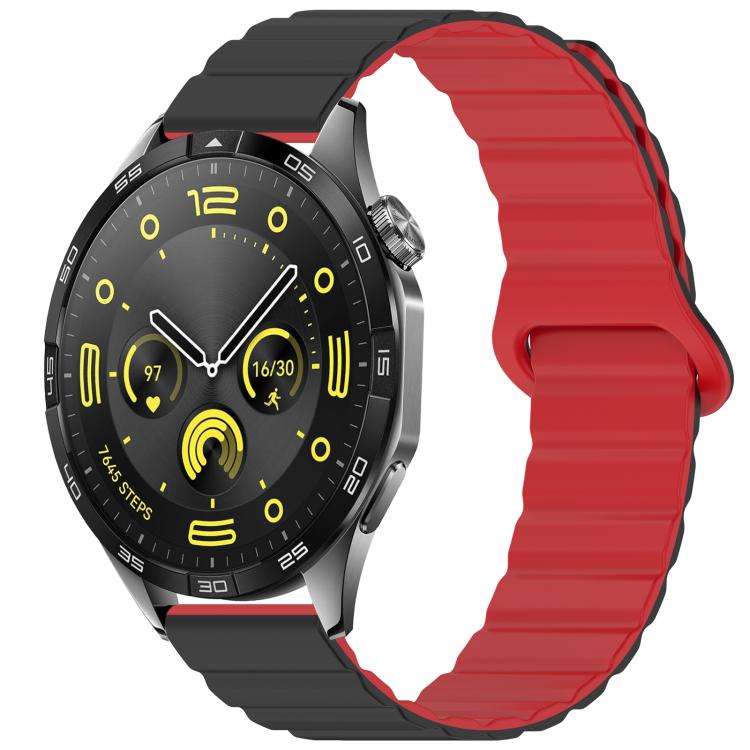 xDfind Loop Magnetic Glossy Silicone Watch Band, 22mm