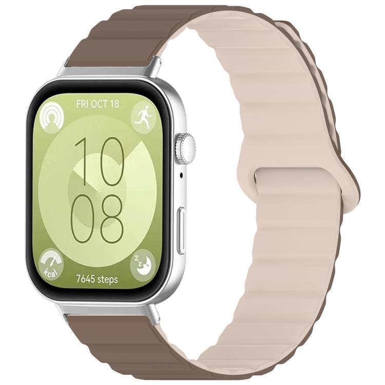 xDfind Loop Magnetic Glossy Silicone Watch Band, For Huawei Watch Fit4 Pro / Fit4 / Fit3