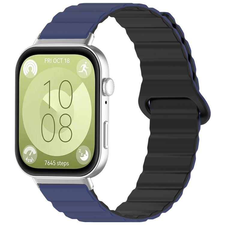 xDfind Loop Magnetic Glossy Silicone Watch Band, For Huawei Watch Fit4 Pro / Fit4 / Fit3