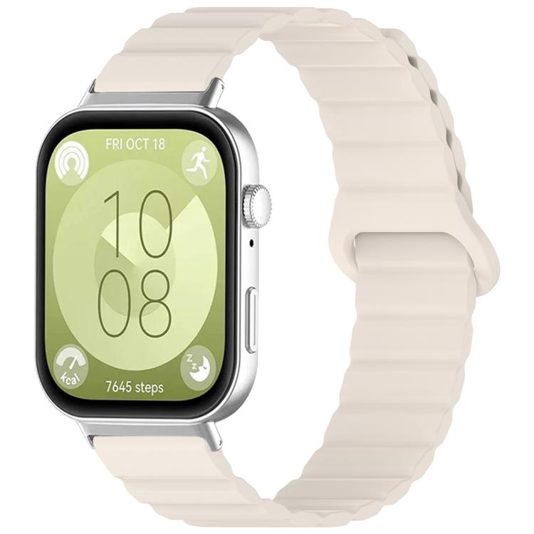 xDfind Loop Magnetic Glossy Silicone Watch Band, For Huawei Watch Fit4 Pro / Fit4 / Fit3