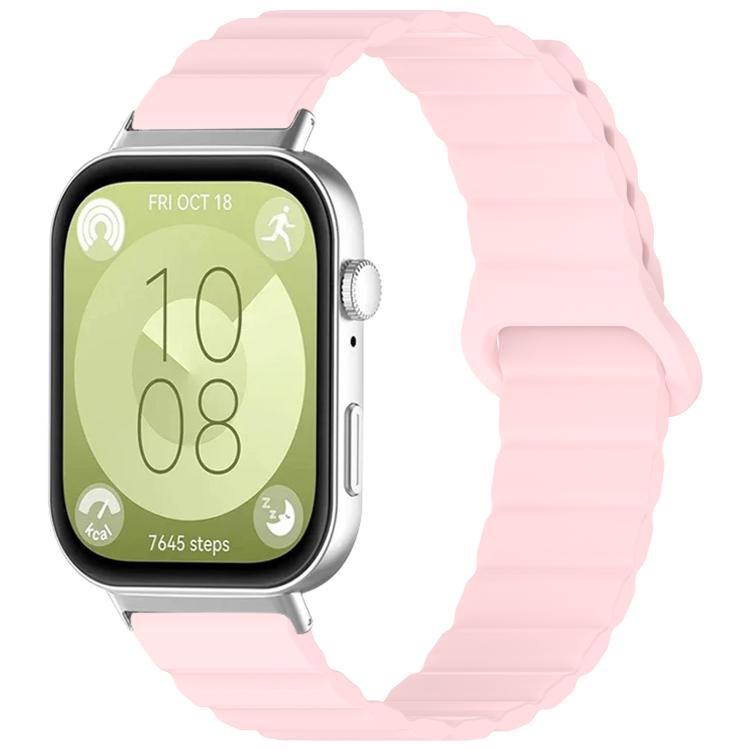 xDfind Loop Magnetic Glossy Silicone Watch Band, For Huawei Watch Fit4 Pro / Fit4 / Fit3