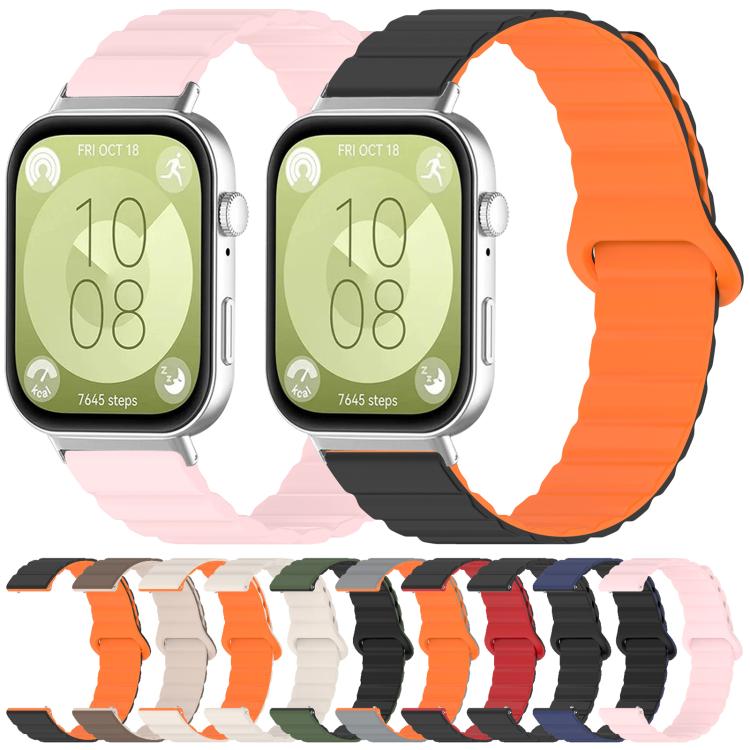 xDfind Loop Magnetic Glossy Silicone Watch Band, For Huawei Watch Fit4 Pro / Fit4 / Fit3