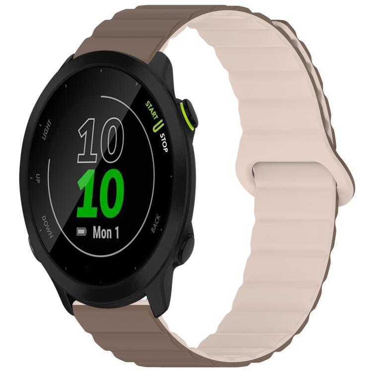 xDfind Loop Magnetic Glossy Silicone Watch Band, For Garmin Forerunner 45 / 45S / Swim 2