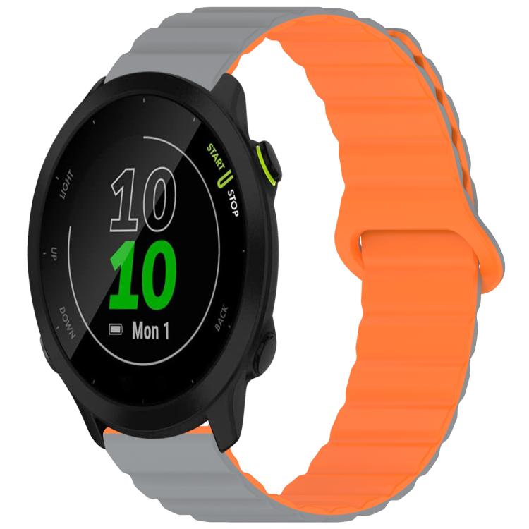 xDfind Loop Magnetic Glossy Silicone Watch Band, For Garmin Forerunner 45 / 45S / Swim 2