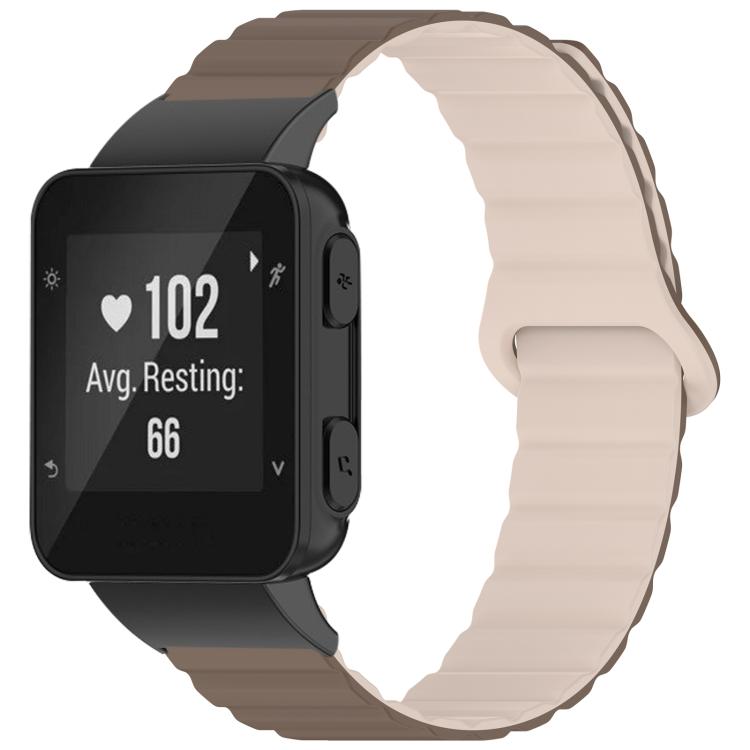 xDfind Loop Magnetic Glossy Silicone Watch Band, For Garmin Forerunner 35/30/35J