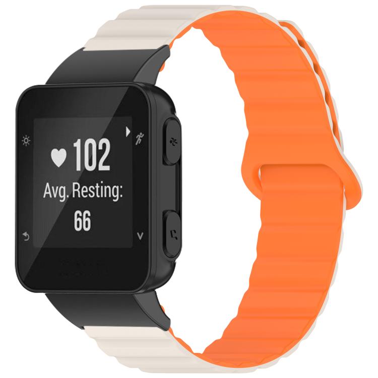 xDfind Loop Magnetic Glossy Silicone Watch Band, For Garmin Forerunner 35/30/35J
