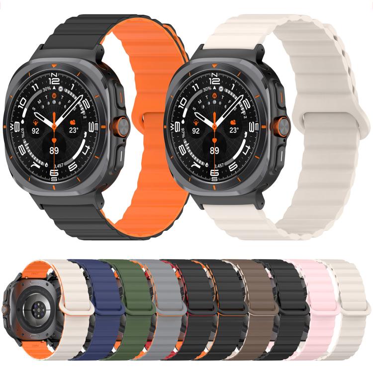 xDfind Loop Magnetic Glossy Silicone Watch Band, For Samsung Galaxy Watch8 / 8 Classic