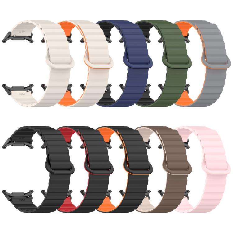 xDfind Loop Magnetic Glossy Silicone Watch Band, For Samsung Galaxy Watch 7 / 6 / 5 / FE