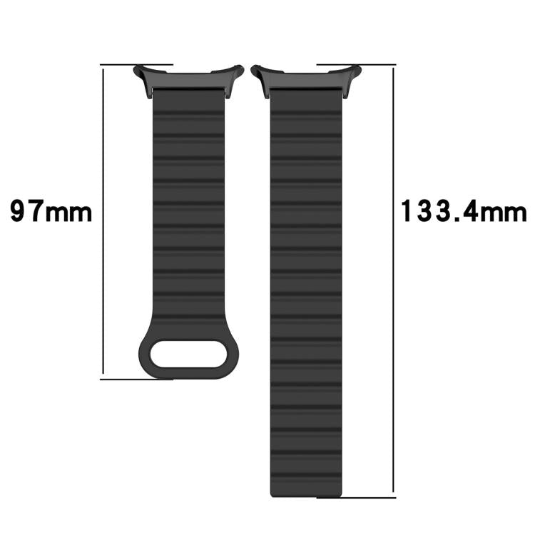 xDfind Loop Magnetic Glossy Silicone Watch Band, For Samsung Galaxy Watch 7 / 6 / 5 / FE