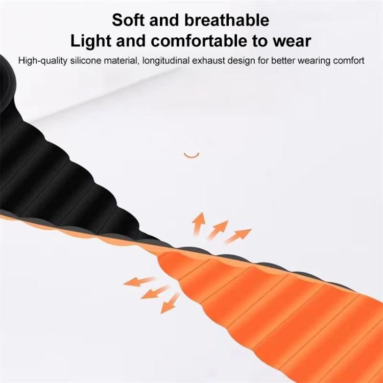 xDfind Loop Magnetic Glossy Silicone Watch Band, For Samsung Galaxy Watch 7 / 6 / 5 / FE