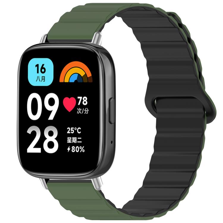 xDfind Loop Magnetic Glossy Silicone Watch Band, For Redmi Watch 3 Active / Watch 3 Lite, For Redmi Watch 3
