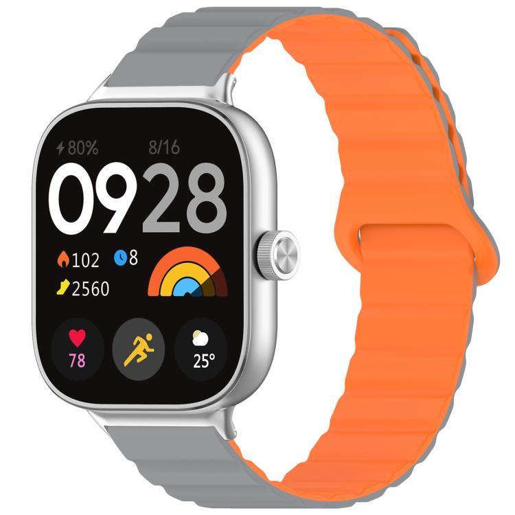 xDfind Loop Magnetic Glossy Silicone Watch Band, For Xiaomi Smart Band 9 Pro/8 Pro/Redmi Watch 5/4
