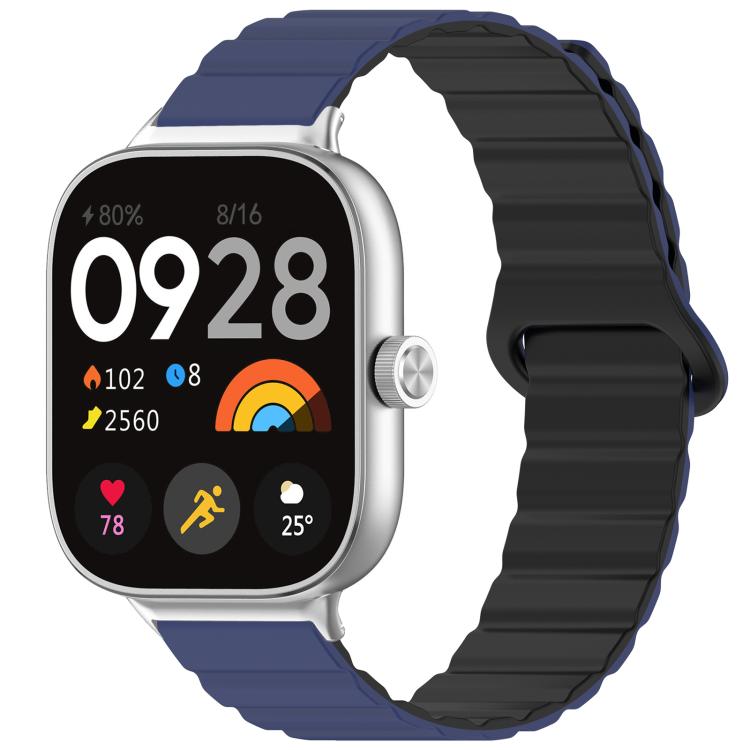 xDfind Loop Magnetic Glossy Silicone Watch Band, For Xiaomi Smart Band 9 Pro/8 Pro/Redmi Watch 5/4