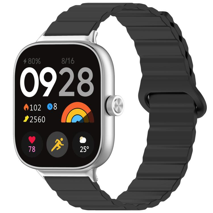 xDfind Loop Magnetic Glossy Silicone Watch Band, For Xiaomi Smart Band 9 Pro/8 Pro/Redmi Watch 5/4