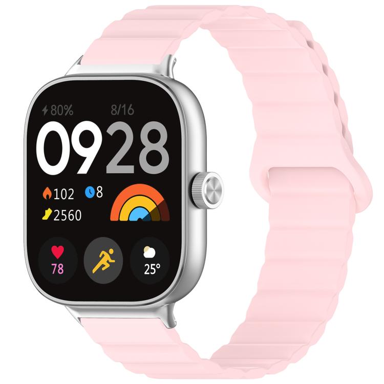 xDfind Loop Magnetic Glossy Silicone Watch Band, For Xiaomi Smart Band 9 Pro/8 Pro/Redmi Watch 5/4