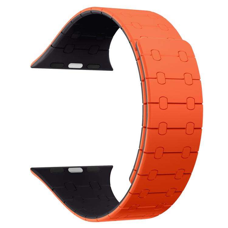 xDfind Contrasting Colors Magnetic Silicone Watch Band, For Apple Watch 38 / 40 / 41 / S10 42mm