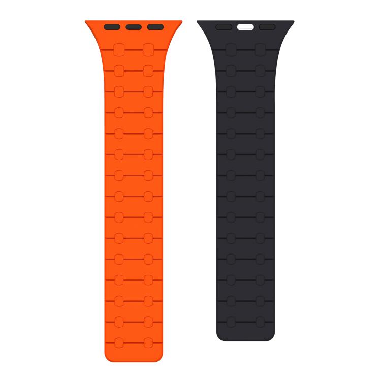 xDfind Contrasting Colors Magnetic Silicone Watch Band, For Apple Watch 38 / 40 / 41 / S10 42mm