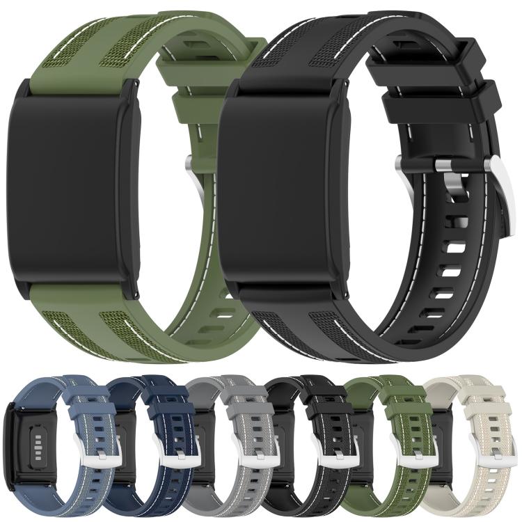 xDfind Hybrid Nylon Braid Silicone Watch Band