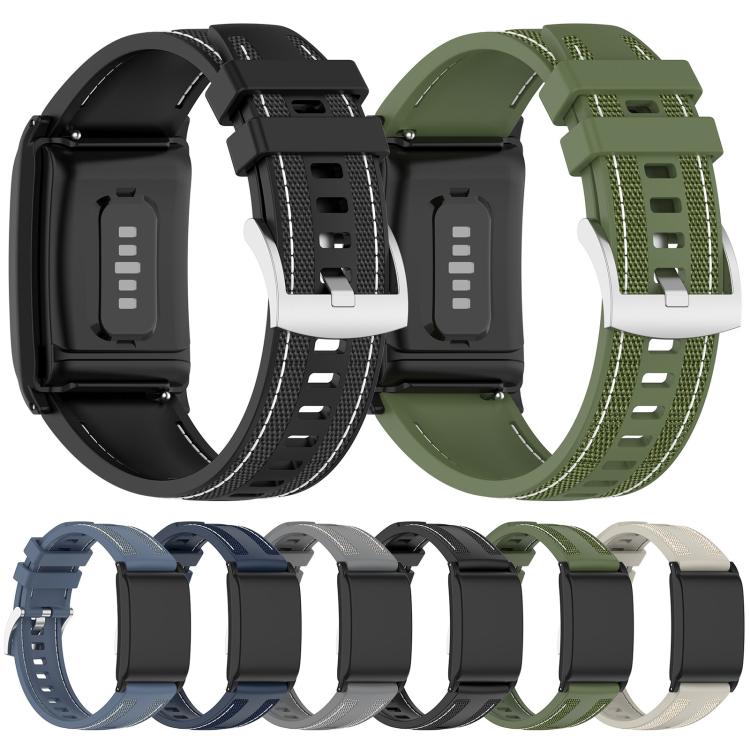 xDfind Hybrid Nylon Braid Silicone Watch Band