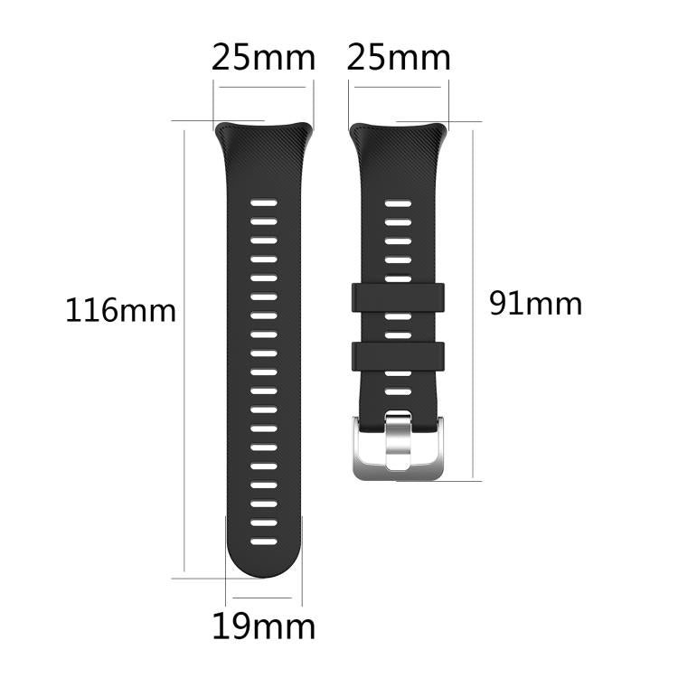 xDfind Twill Solid Color Silicone Watch Band, For Garmin Forerunner 45 / 45S / Swim 2