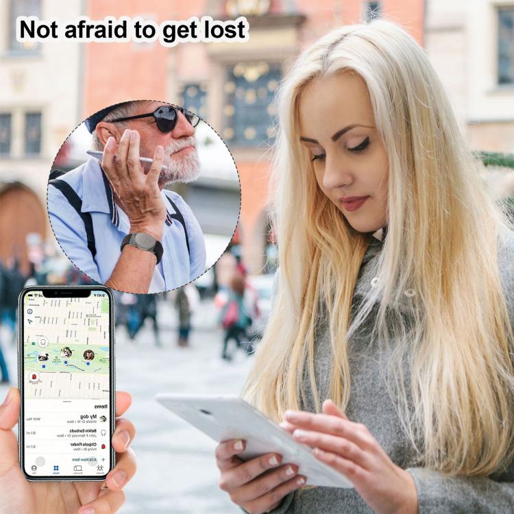 xDfind Nylon Hook and Loop Fastener Watch Band Style Anti-lost Tracker Protective Cover