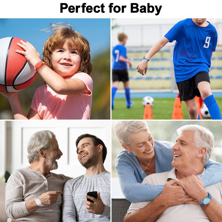 xDfind Nylon Hook and Loop Fastener Watch Band Style Anti-lost Tracker Protective Cover