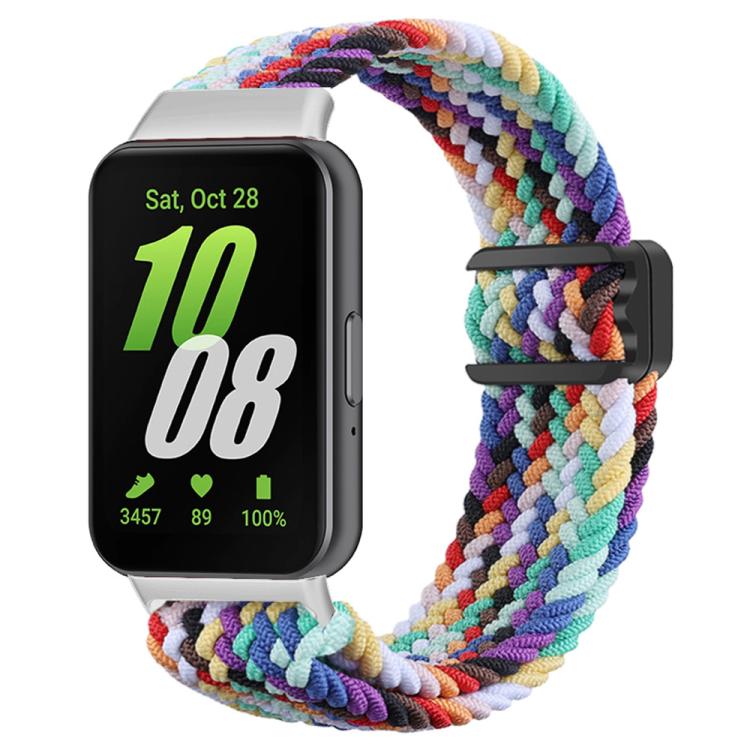 xDfind Magnetic Buckle Nylon Braided Watch Band, For Samsung Galaxy Fit 3