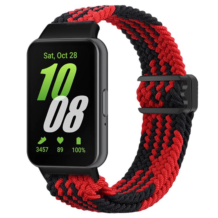 xDfind Magnetic Buckle Nylon Braided Watch Band, For Samsung Galaxy Fit 3